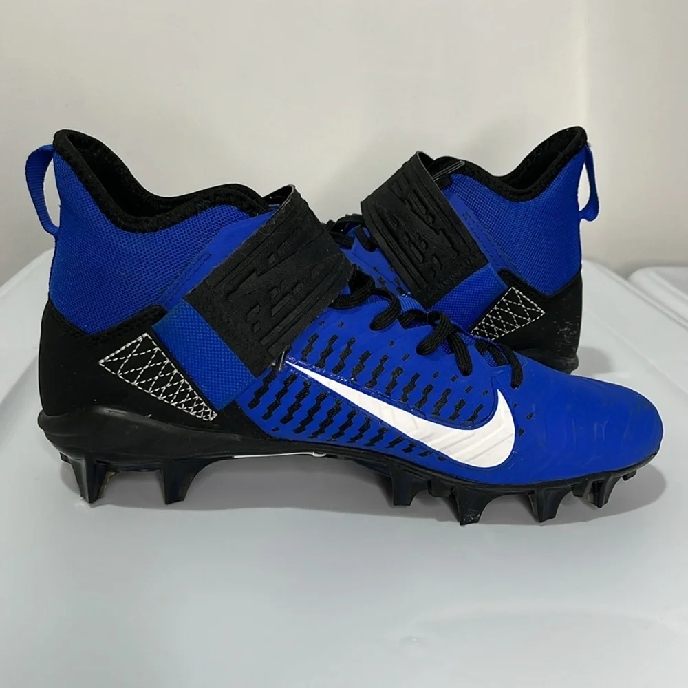 Nike Blue Black White Alpha Men's Football Cleats